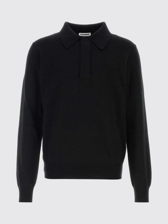 26FW 질샌더 폴로 티셔츠 J61GL0003J14823 001 Black - JIL SANDER