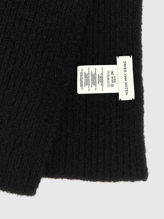 26FW 드리스 반 노튼 머플러/스카프 0222074709 900 Black - DRIES VAN NOTEN
