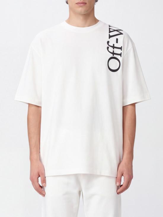 26FW 오프화이트 반팔 티셔츠 44MAA120F26J010 100 White