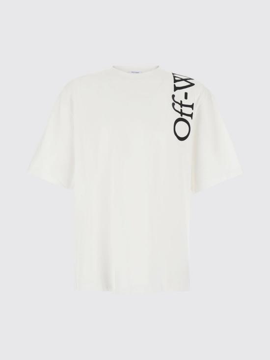 26FW 오프화이트 반팔 티셔츠 44MAA120F26J010 100 White - OFF WHITE