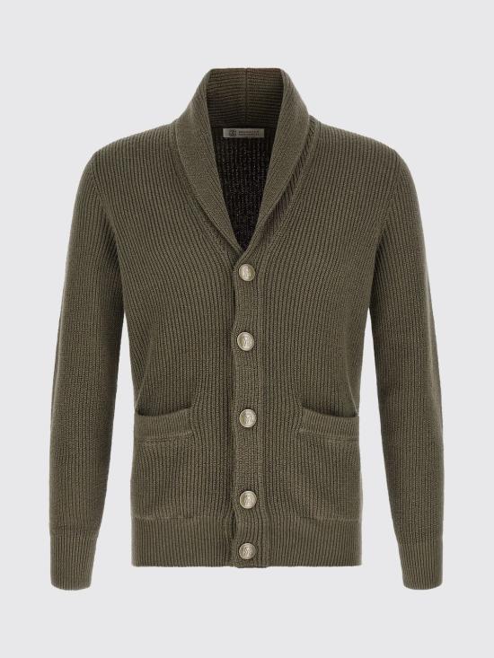 26FW 브루넬로 쿠치넬리 스웨터 MNI709706 C9758 Green - BRUNELLO CUCINELLI