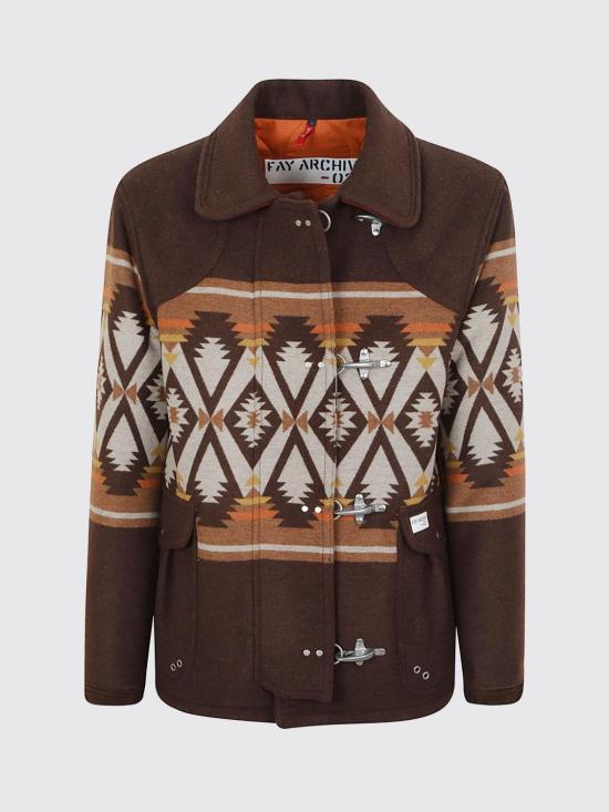 26FW 페이 코트 MAM13531580YTI 009M Brown - FAY