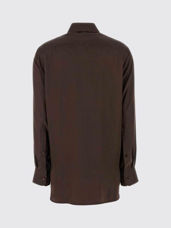 26FW 스텔라 맥카트니 셔츠 6202193IJ270 2007 Coffee - STELLA MCCARTNEY