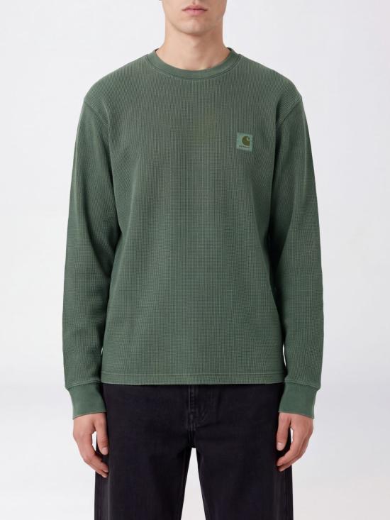 26FW 칼하트 WIP 롱슬리브 비스타 와플 티셔츠 I035304 3U0GD Green