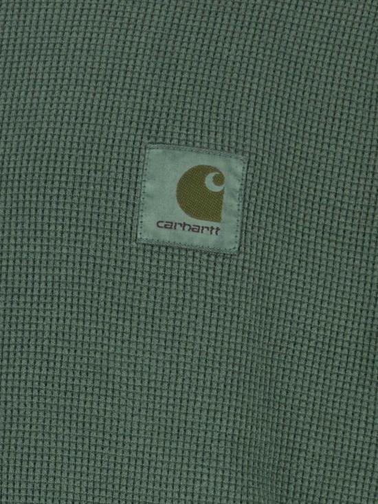 26FW 칼하트 WIP 롱슬리브 비스타 와플 티셔츠 I035304 3U0GD Green - CARHARTT WIP