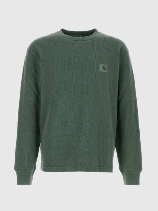 26FW 칼하트 WIP 롱슬리브 비스타 와플 티셔츠 I035304 3U0GD Green - CARHARTT WIP