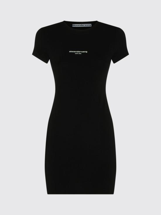 26FW 알렉산더 왕 롱 원피스 1CC3266046 001 Black - ALEXANDER WANG
