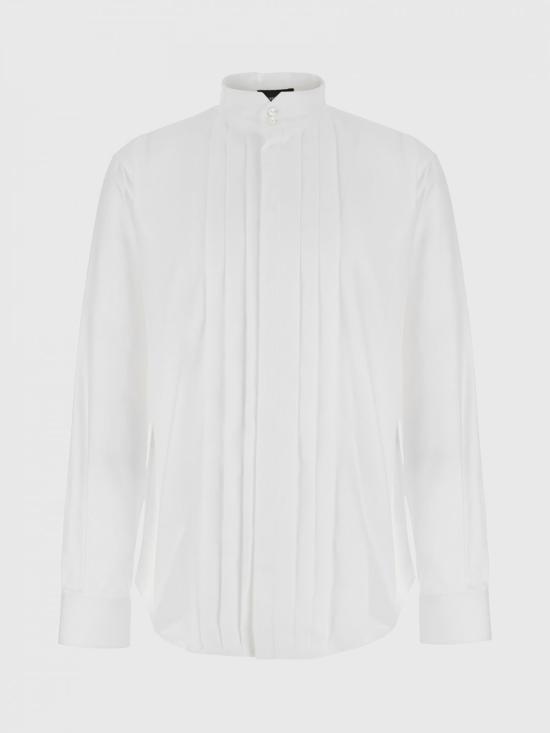 26FW 엠포리오 아르마니 셔츠 EM008030TE24798 U0002 White - EMPORIO ARMANI
