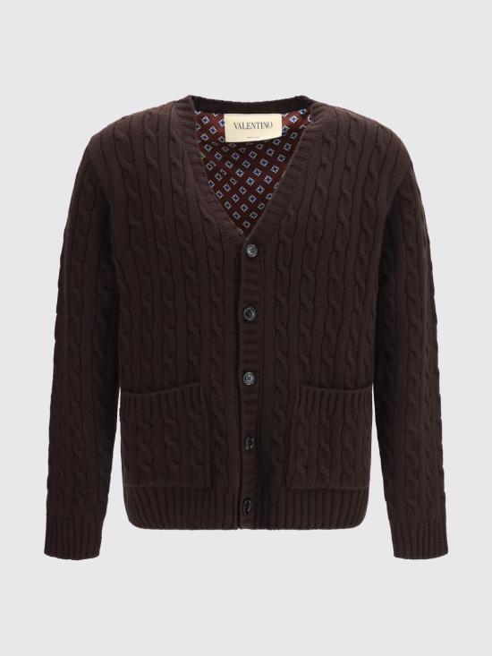 26FW 발렌티노 가라바니 스웨터 KA06WBQK MB1 Brown - VALENTINO GARAVANI