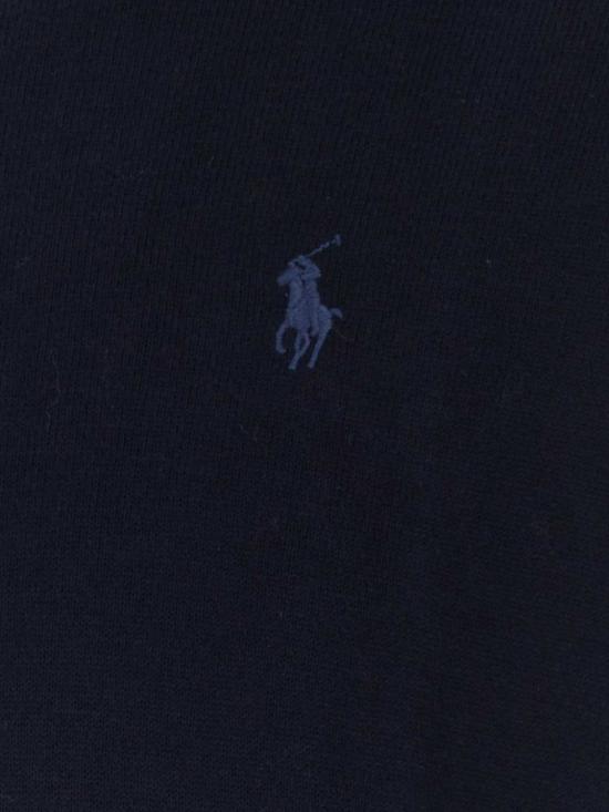 26FW 폴로 랄프로렌 포니 로고 자수 피마 코튼 스웨터 710684957 001 Navy - POLO RALPH LAUREN