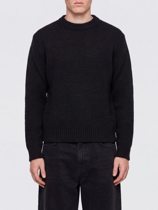26FW 질샌더 스웨터 J47GP0021J14523 001 Black