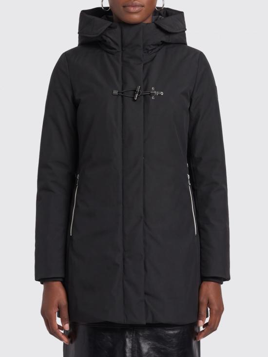 26FW 페이 코트 NAW59533830ZXE B999 Black