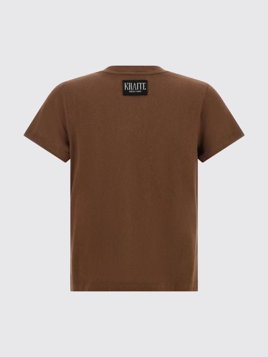 26FW 케이트 반팔 티셔츠 2266138 934 Brown - KHAITE