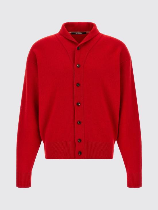 26FW 자크뮈스 스웨터 CDM00586AK00276 470 Red - JACQUEMUS