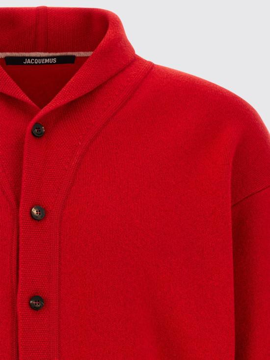 26FW 자크뮈스 스웨터 CDM00586AK00276 470 Red - JACQUEMUS