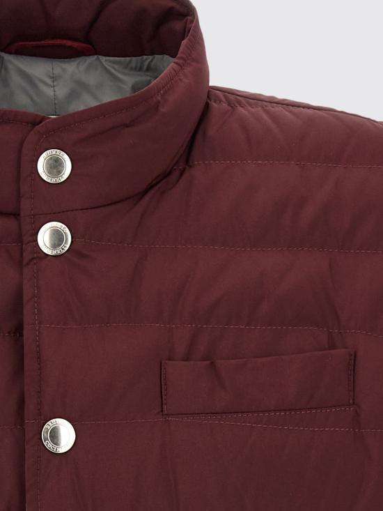 26FW 브루넬로 쿠치넬리 베스트 MV4081711 CWB13 Burgundy - BRUNELLO CUCINELLI