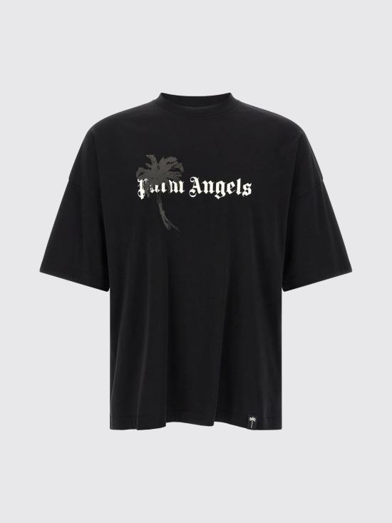 26FW 팜앤젤스 반팔 티셔츠 PAMAA003JR006 1003 Black - PALM ANGELS