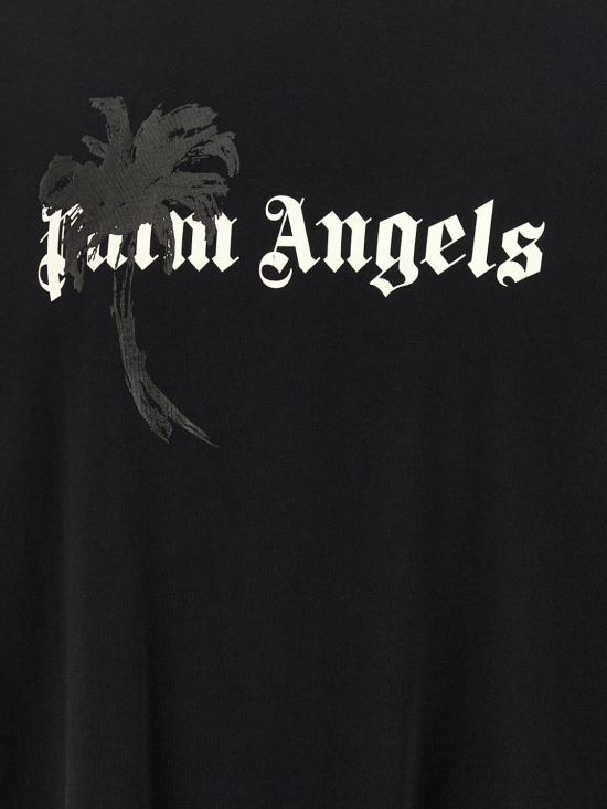 26FW 팜앤젤스 반팔 티셔츠 PAMAA003JR006 1003 Black - PALM ANGELS