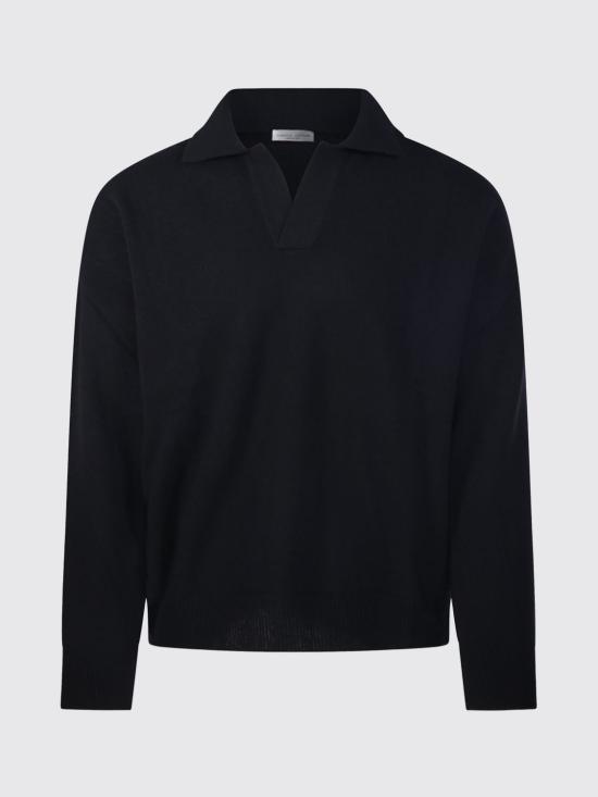 26FW 로베르토 콜리나 폴로 티셔츠 263MYB21104 09 Black - ROBERTO COLLINA
