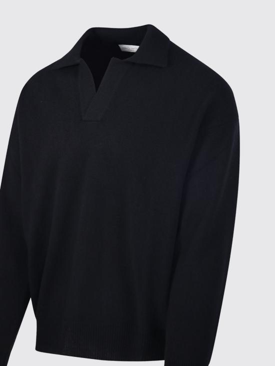 26FW 로베르토 콜리나 폴로 티셔츠 263MYB21104 09 Black - ROBERTO COLLINA