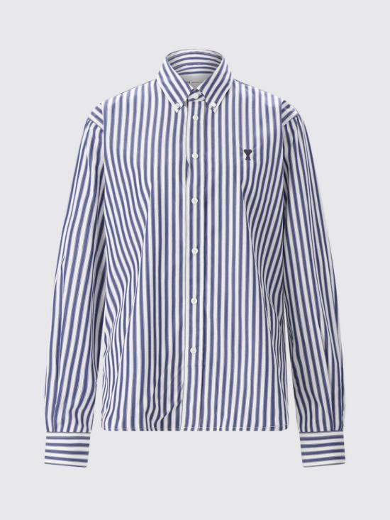 26FW 아미 셔츠 USH878CO0250 487 Blue - AMI