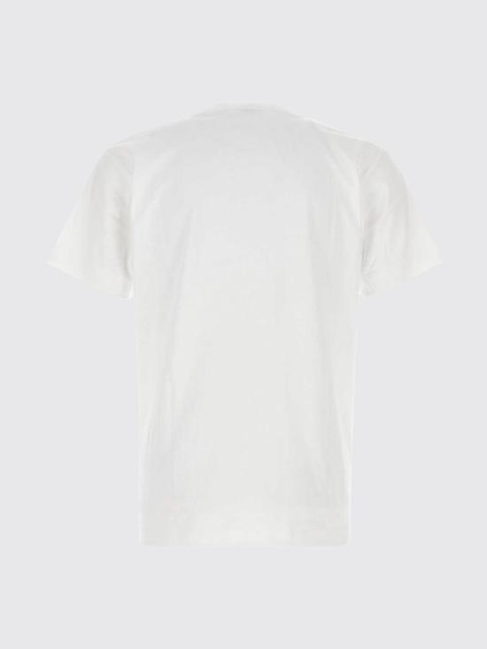 26FW 꼼데가르송 반팔 티셔츠 AXT801051 WHITERED - COMME DES GARCONS