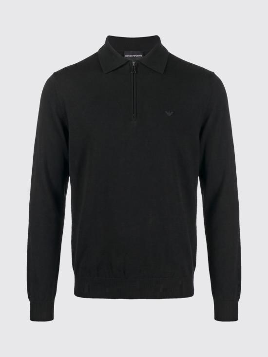 26FW 엠포리오 아르마니 폴로 티셔츠 EM004381AF23421 UC001 Black - EMPORIO ARMANI