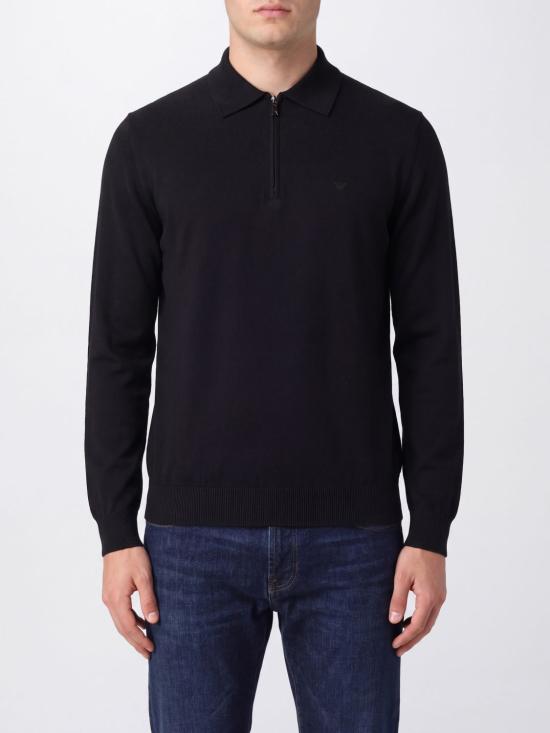 26FW 엠포리오 아르마니 폴로 티셔츠 EM004381AF23421 UC001 Black