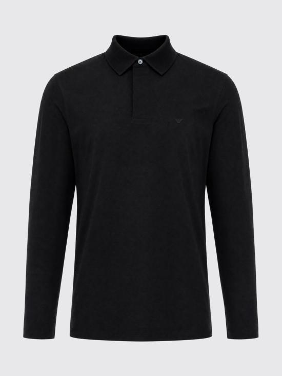26FW 엠포리오 아르마니 폴로 티셔츠 EM004590AF10017 UC001 Black - EMPORIO ARMANI