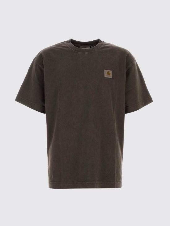 26FW 칼하트 WIP 숏슬리브 비스타 티셔츠 I030780 47GD Brown - CARHARTT WIP