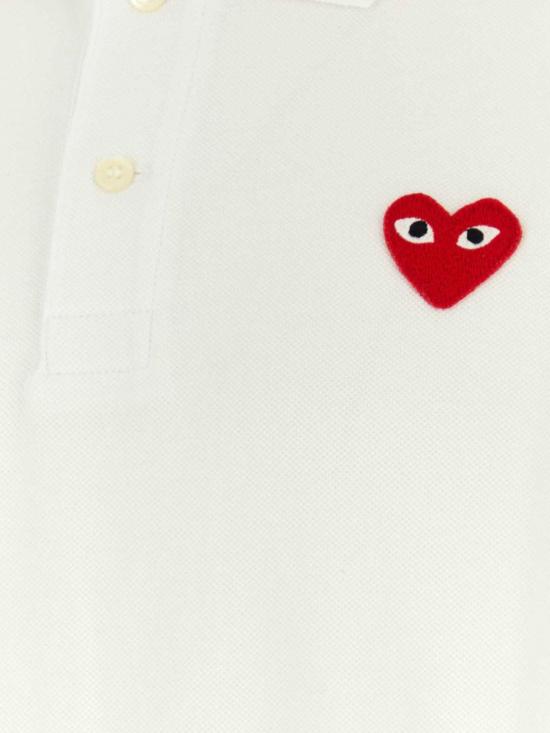 26FW 꼼데가르송 폴로 티셔츠 AXT006051 White - COMME DES GARCONS