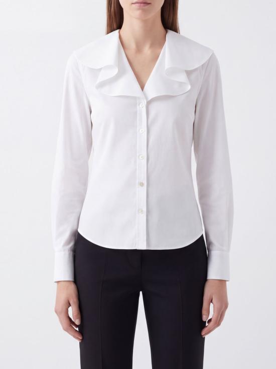 26FW 알렉산더 맥퀸 셔츠 A004VSQAABT 9000 White