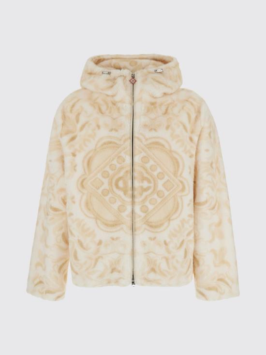 26FW 카사블랑카 자켓 MAW26OT253 01 Beige - CASABLANCA