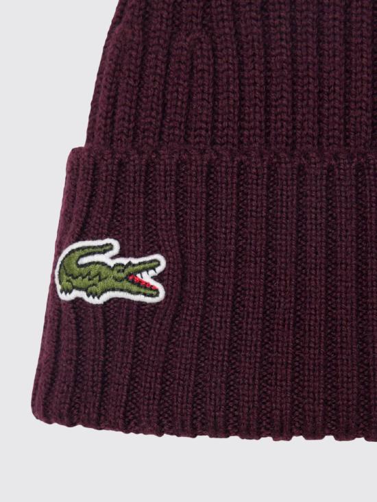 26FW 라코스테 비니 RB0001 3KE Burgundy - LACOSTE
