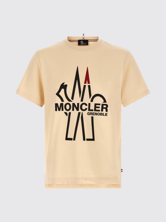 26FW 몽클레어 반팔 티셔츠 L20978C0000789AZ9 034 Beige