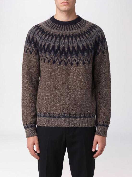 26FW 로베르토 콜리나 스웨터 263MYB12001 08 Brown