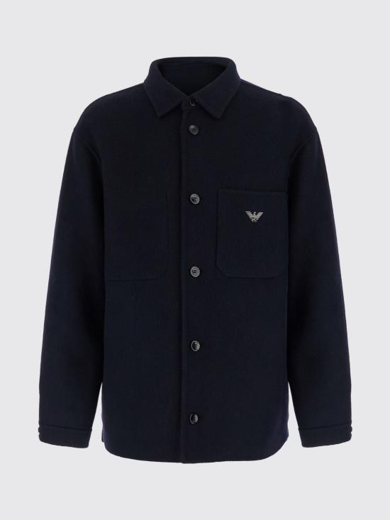 26FW 엠포리오 아르마니 코트 EM006226AF27263 UB118 Blue - EMPORIO ARMANI