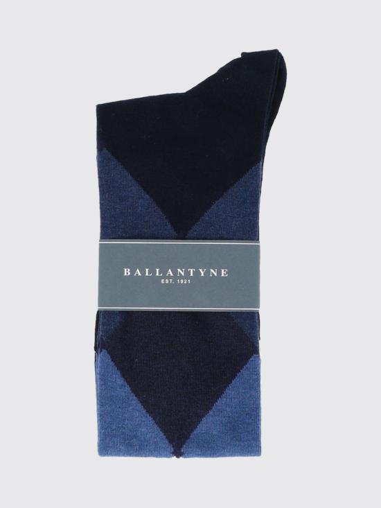 26FW 발렌타인 양말 BMX03114CT1 93530 Navy - BALLANTYNE