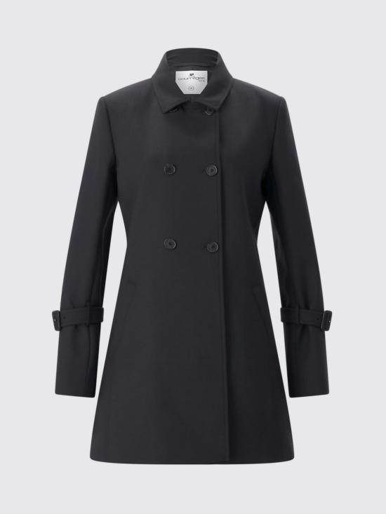 26FW 쿠레쥬 코트 326CMA301PL0170 9999 Black - COURREGES