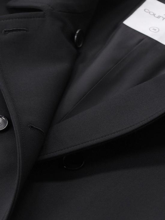 26FW 쿠레쥬 코트 326CMA301PL0170 9999 Black - COURREGES