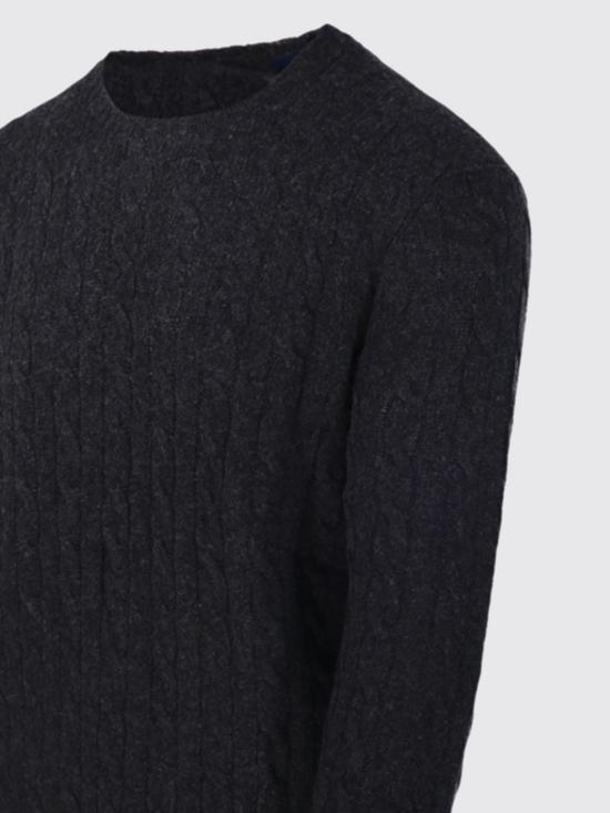 26FW 폴로 랄프로렌 케이블 니트 스웨터 710876762 013 Grey 1 - POLO RALPH LAUREN