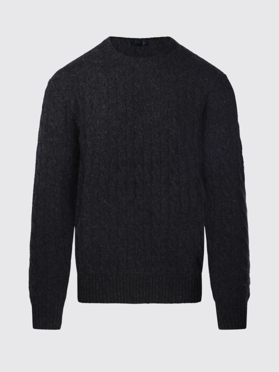 26FW 폴로 랄프로렌 케이블 니트 스웨터 710876762 013 Grey 1 - POLO RALPH LAUREN