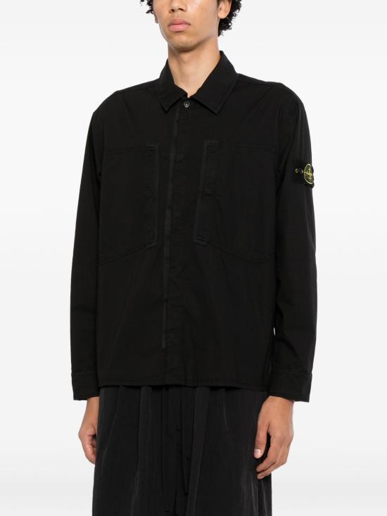 26FW 스톤 아일랜드 긴팔 셔츠 L2S15 1200005 S0003 V0029 BLACK DOM - STONE ISLAND