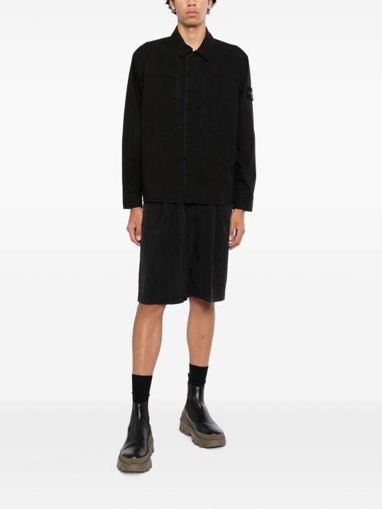26FW 스톤 아일랜드 긴팔 셔츠 L2S15 1200005 S0003 V0029 BLACK DOM - STONE ISLAND
