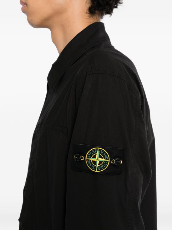 26FW 스톤 아일랜드 긴팔 셔츠 L2S15 1200005 S0003 V0029 BLACK DOM - STONE ISLAND