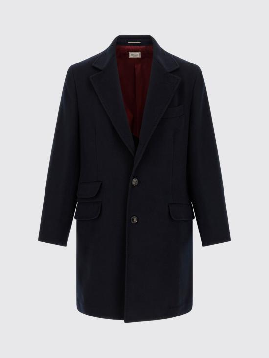 26FW 브루넬로 쿠치넬리 코트 MV4679039 CJC20 Blue - BRUNELLO CUCINELLI