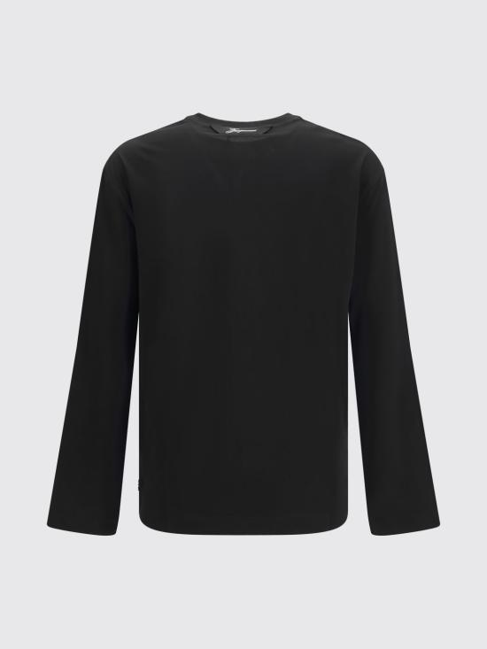 26FW 자크뮈스 롱 카레 롱슬리브 티셔츠 TSM00622AJ00254 990 Black - JACQUEMUS