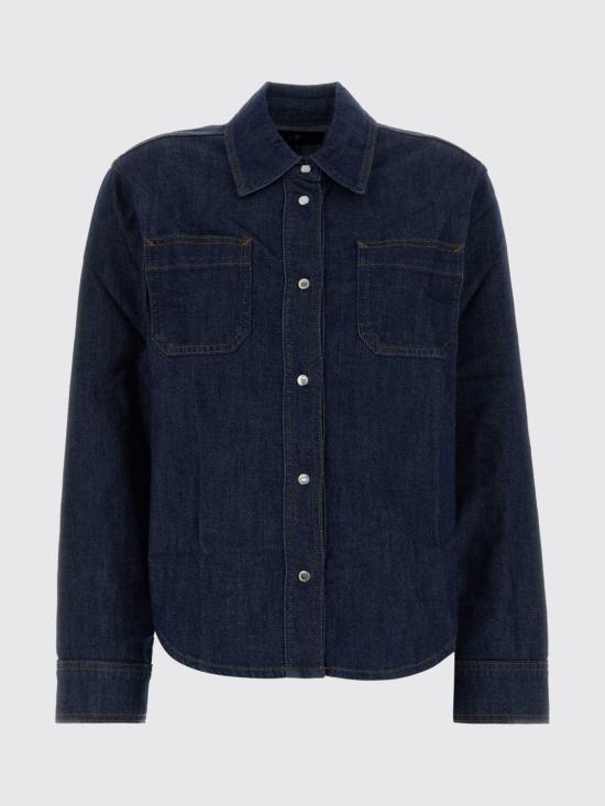 26FW 세븐포올맨카인드 셔츠 7UCR0R70 1A9 Blue - 7 FOR ALL MANKIND