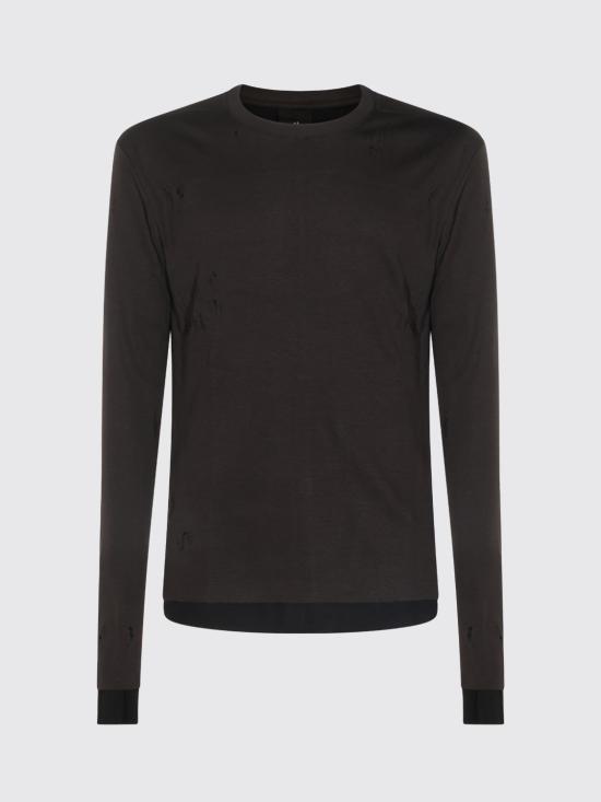 26FW 톰크롬 반팔 티셔츠 MTS96901 186 Brown - THOM KROM