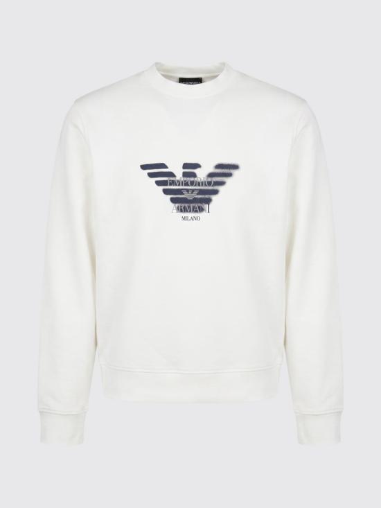 26FW 엠포리오 아르마니 긴팔 티셔츠 EM007315AF10013 U0003 White - EMPORIO ARMANI